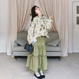 【新款大货】26春新中式蝴蝶上衣+半身裙套装C021-2620-P195控318，女装套装/套裙，2C021