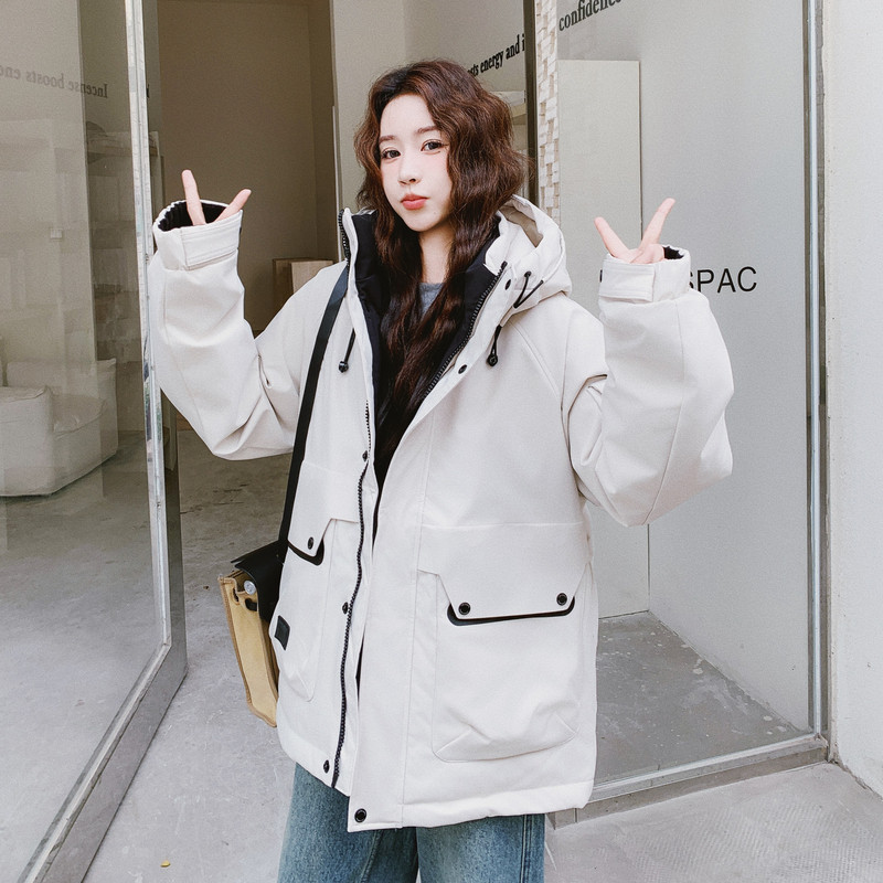 【大货】情侣款90绒工装户外两色羽绒服C021-3177-P335控508,女装羽绒服,2C021