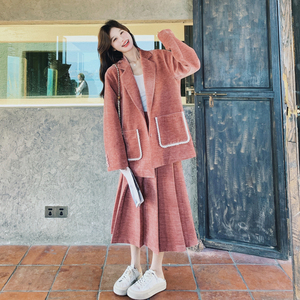 【新款大货】26春 雪尼尔小香风西装两件套C021-2611-P205控308图片