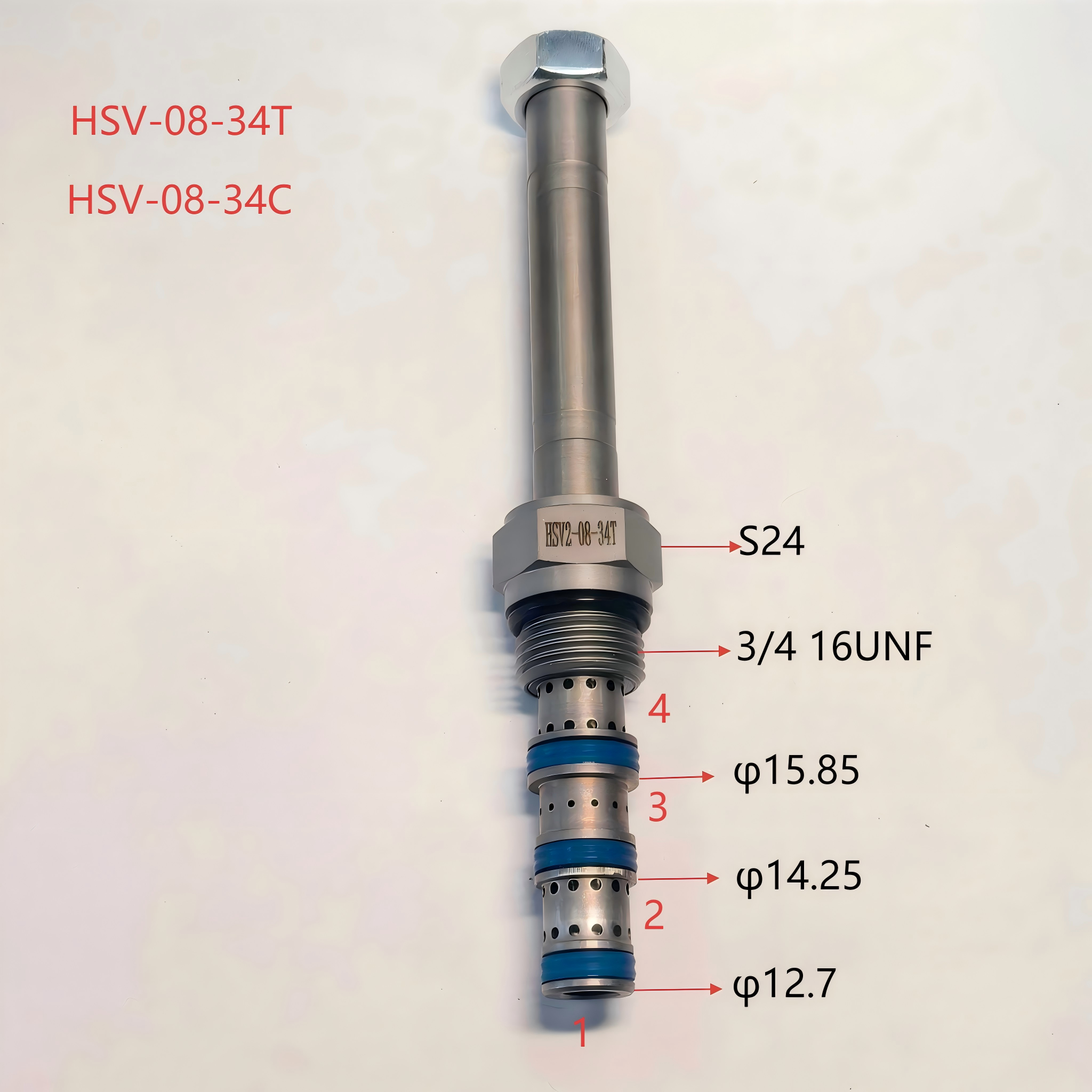 二位四通插装液压电磁阀