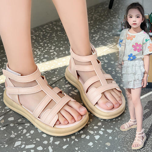 女童凉鞋夏季儿童罗马鞋2