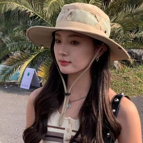 西部牛仔帽女夏季渔夫帽