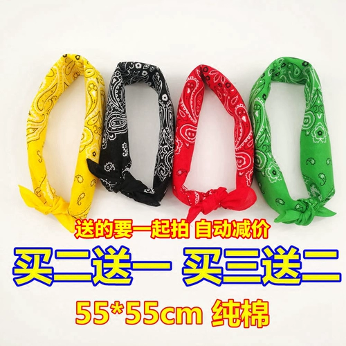 Шарф в стиле хип-хоп, платок, универсальная повязка на голову подходит для мужчин и женщин