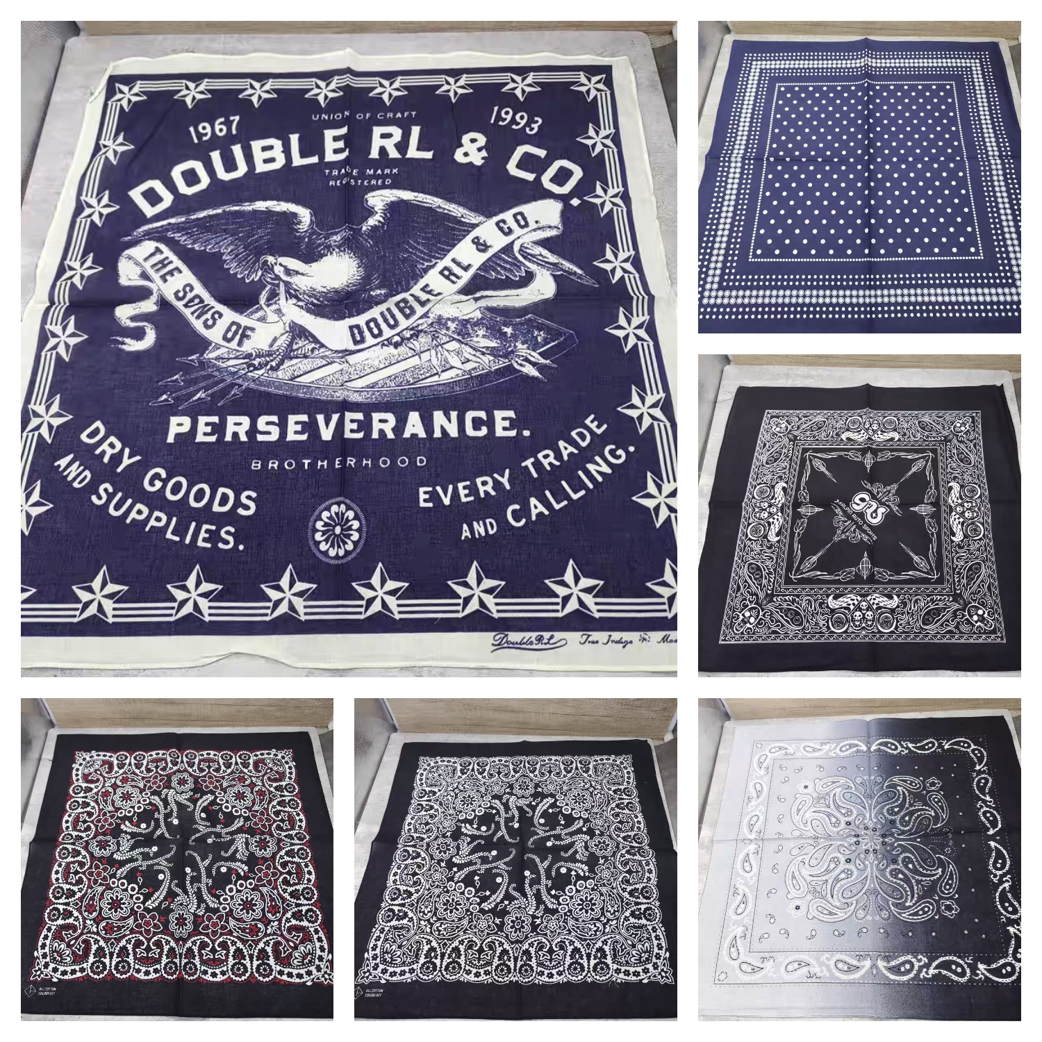 戴帽嘻哈牛仔约55厘米纯棉大方巾嘻哈头巾街舞围巾围脖发带潮