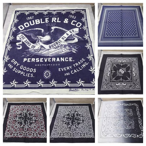 戴帽嘻哈牛仔约55厘米纯棉大方巾嘻哈头巾街舞围巾围脖发带潮