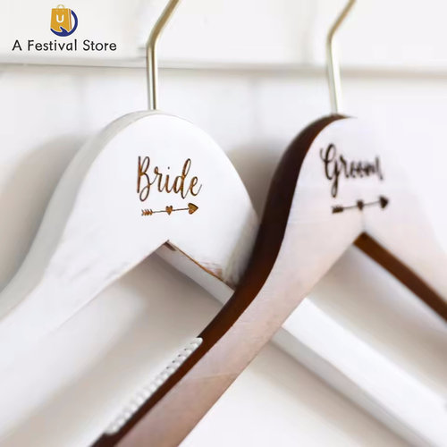 groombride实木衣架高档防滑