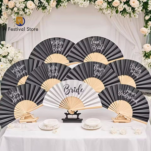 Bride Bridesmaid Mothe Rof The Bride Hand Fan Bachelorette