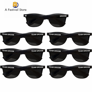 7Pcs Wedding Sunglasses for Groom Best Man Groomsmen Gifts