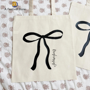 Bow Bridesmaid Tote Bag Wedding Bride To Be Gift Bridal