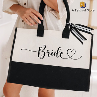 Bride Tote Bag Bride To Be Gift for Wedding Bachelorette