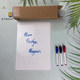 Markers Magnetic Erase Fridge Dry Board WhiteBoard