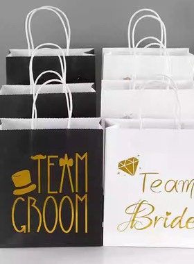 1/3Pcs Team Brides Gifts Bags Wedding Decoration Bridesmaid