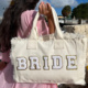 tote destination Bag Mrs Bridal Shower Wedding Bachelorette