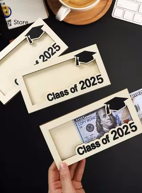 Wooden Graduation Season Party Gift Wallet Personality