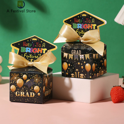 毕业季派对糖果盒毕业服饰盒节日