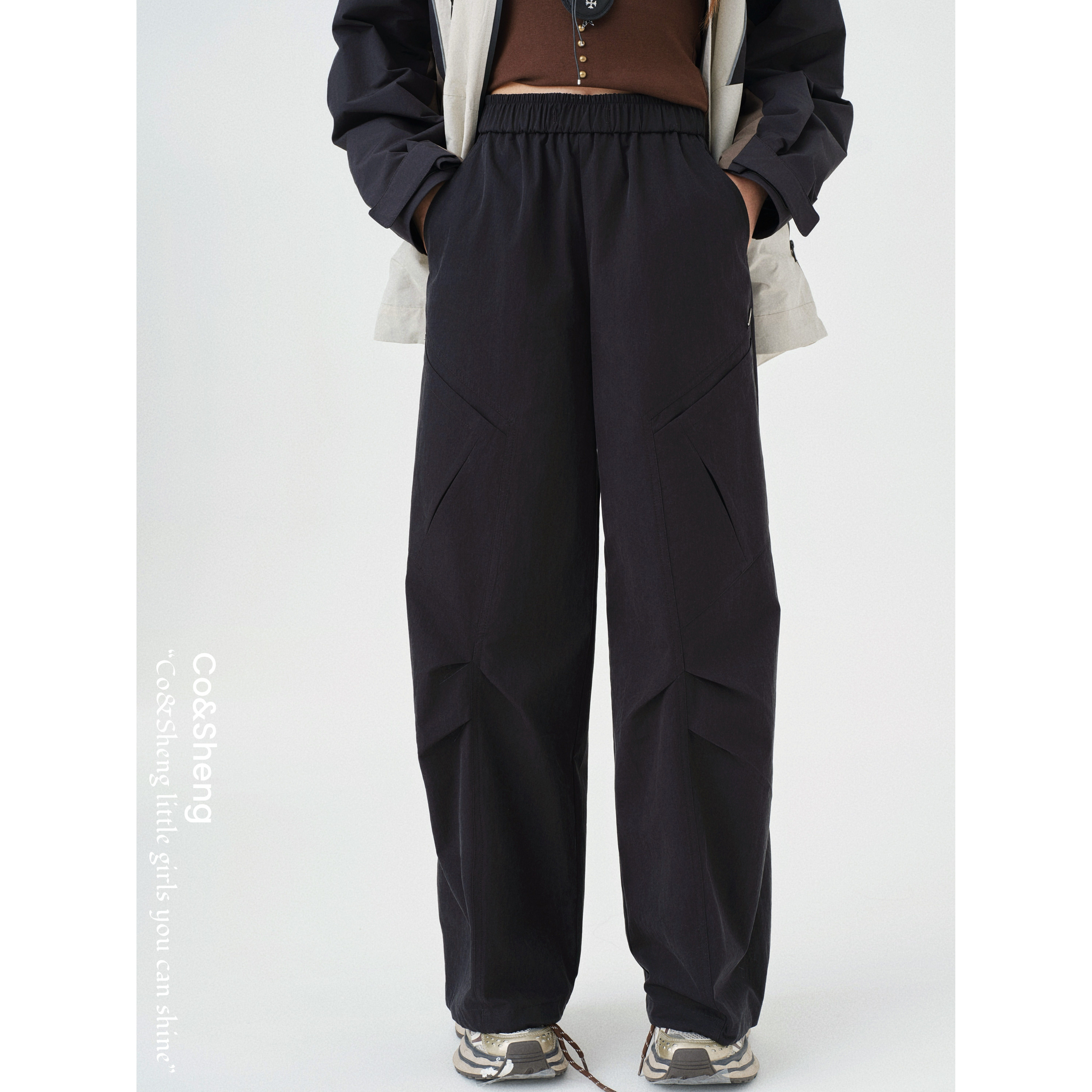 引力松弛/Co&Sheng重生小个子速干女款登山裤显高显瘦直筒裤,女装/女士精品,休闲裤,淘宝优惠券,粉丝福利购,淘宝优惠卷