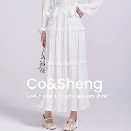 co&sheng小个子定制夏季网纱半身裙时尚百搭洋气衣服女甜辣妹春游