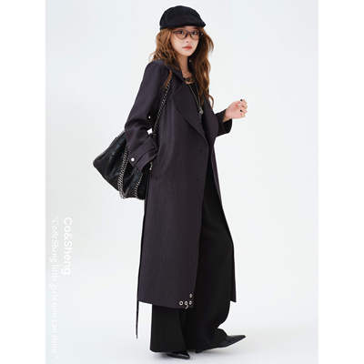 晴光之钥/Co&Sheng重生小个子女款春季新款风衣外套排扣保暖百搭