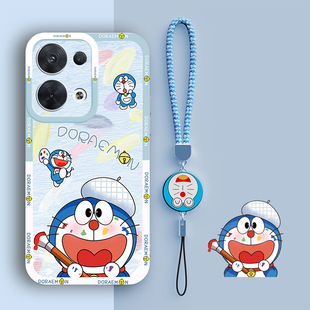 适用oppoReno13手机壳Reno13Pro新款oppo硅胶哆啦A梦保护套opporone全包防摔opopreno135G卡通外壳男por女5G