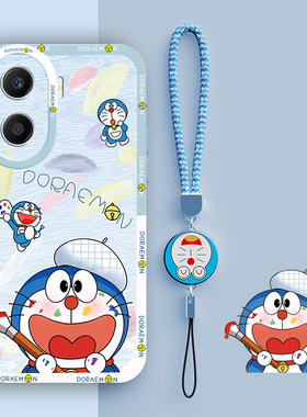 适用华为荣耀x40i手机壳新款honorX40i全包防摔液态硅胶DIO保护AN00套DIOan潮牌ANoo款xi哆啦A梦x4oi外壳X40