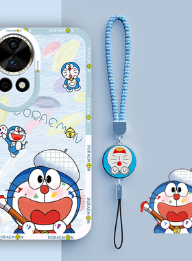 适用华为nova12手机壳新款华novo12pro硅胶nove十二软nowa全包防摔n0va外壳navo卡通保护por套男女哆啦A梦潮