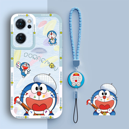 适用oppoReno7手机壳新款reno7pro液态硅胶reon7se全包opporeno手机套卡通opop潮0pp0七女5g防摔可爱男7外壳