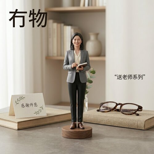 冇物3D打印定制轻奢摆台送老师礼