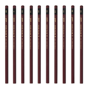 日本UNI三菱1887木杆铅笔HB|可进行硬度测试|一支价格F素描儿童绘画学生不易断六角杆正品六棱铅笔