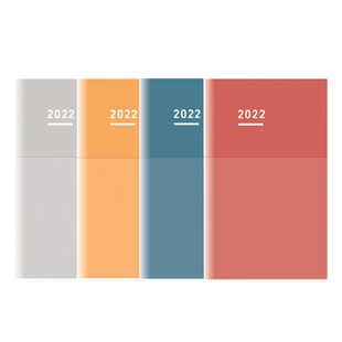 特价 2022自我手账日本KOKUYO国誉自我手账学生用手账本A5笔记本一日一页计划本B6商务办公记事本