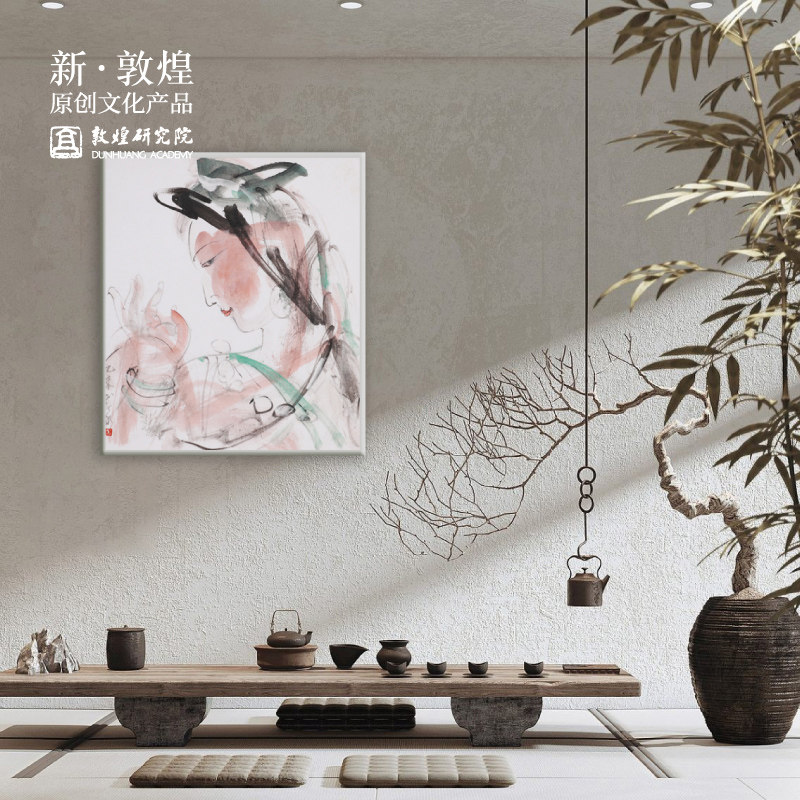 敦煌研究院 绘敦煌名家精品复刻画 博物馆文创高清背景墙装饰画,家居饰品,其他装饰画,淘宝优惠券,粉丝福利购,淘宝优惠卷