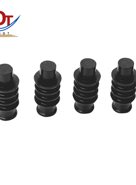 新能源汽车连接器专用172748-1盲堵硅胶黑色密封堵耐老化防水堵子