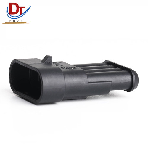 汽车DJ7041-1.5--11护套4PIN孔电子连接器国产接插件黑色插头胶壳