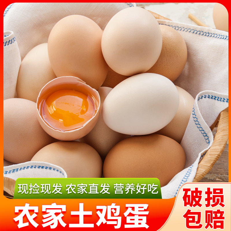 云依禾农庄正宗农家散养土鸡蛋新鲜生鸡蛋柴鸡蛋草鸡蛋笨鸡蛋Z