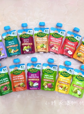 现货澳洲婴儿水果泥果蔬菜泥宝宝辅食混合泥4月+Rafferty sGarden