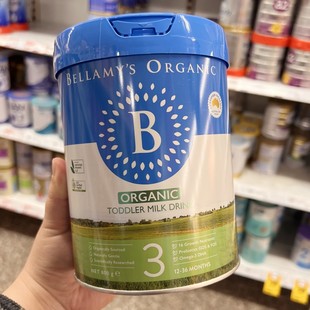 澳洲贝拉米婴幼儿有机牛奶粉3段dha益生元 配方800g三段Bellamy‘s
