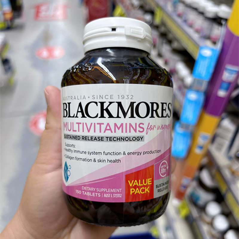 澳洲Blackmores男士维生素女士综合营养150粒成人活力维他命缓释