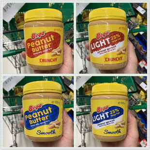 现货澳洲花生酱470g颗粒型幼滑型全脂低脂丝滑型Peanut无添加剂