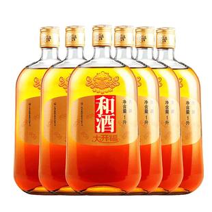 上海老酒 和酒大开福五年陈特型半干黄酒1000ml*6瓶整箱装