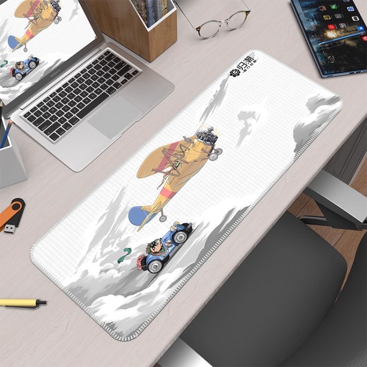 前行者超大游戏电竞桌垫鼠标垫加厚男女生键盘垫子电脑办公简约