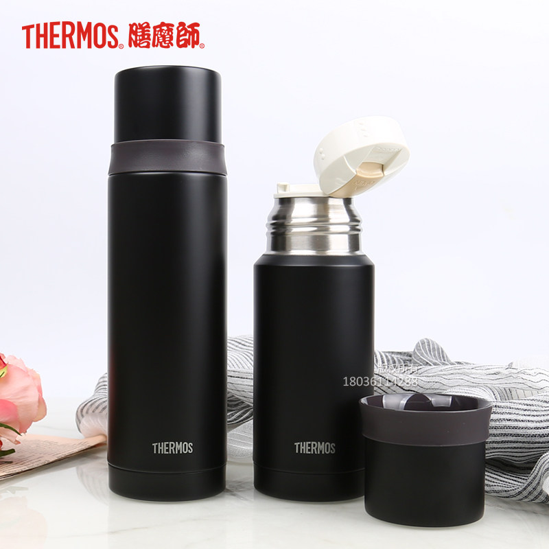 膳魔师不锈钢保温瓶盖子喝水泡茶学生保温杯书包侧袋 FEI-501 351