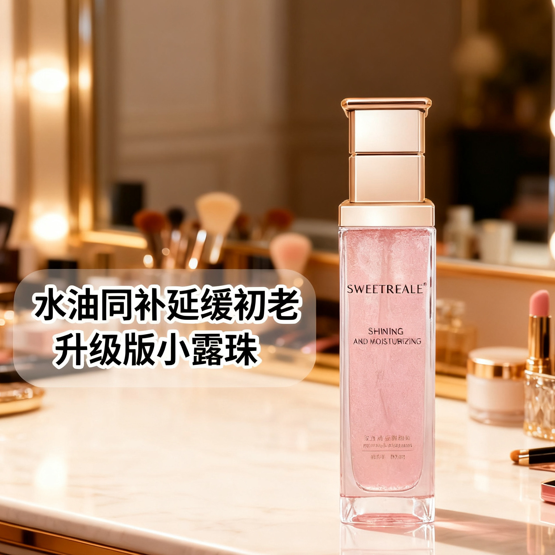 提拉紧致小露珠水油同补