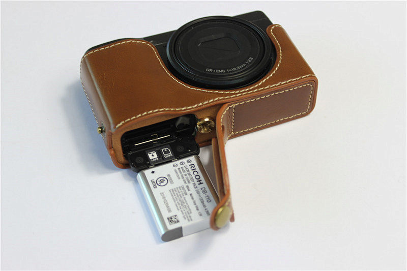 RICOH|RICOH GRIII 카메라 가방 GR3X 보호 가죽 케이스 하프 세트 베이스 GRIII 액세서리에 적합