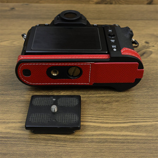 适用富士X-T50相机包皮套 xt50相机保护套 xt50底座 半套 外壳