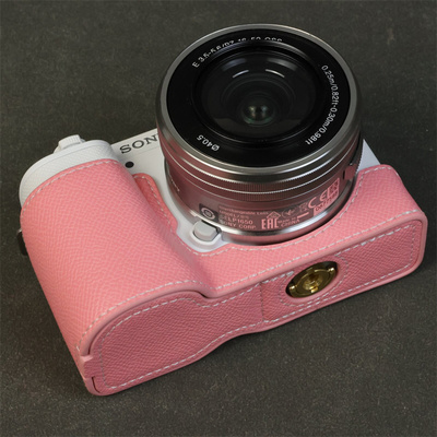 适用索尼zve10 ii相机包皮套 zve10l保护套 zve10m2半套底座 外壳