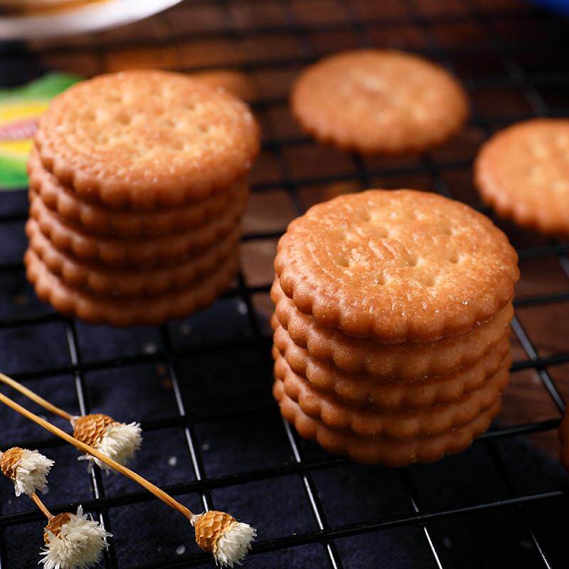 正宗日本进口野村饼干天日盐味小圆饼咸味薄脆饼干120g蔡文静推荐