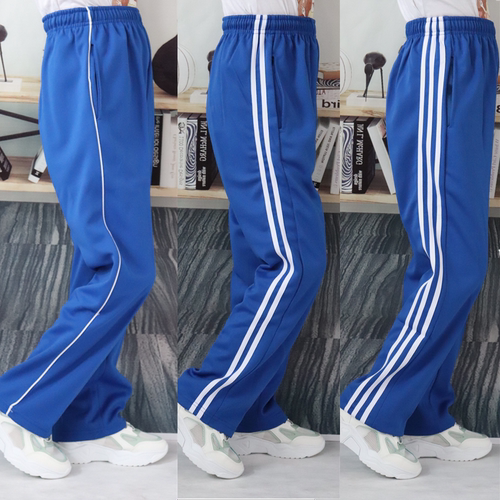 宽松男女学生通用款易洗校服裤