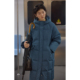 solighter 面包服 过膝长款 重磅加厚90白鹅绒连帽羽绒服冬季 新款