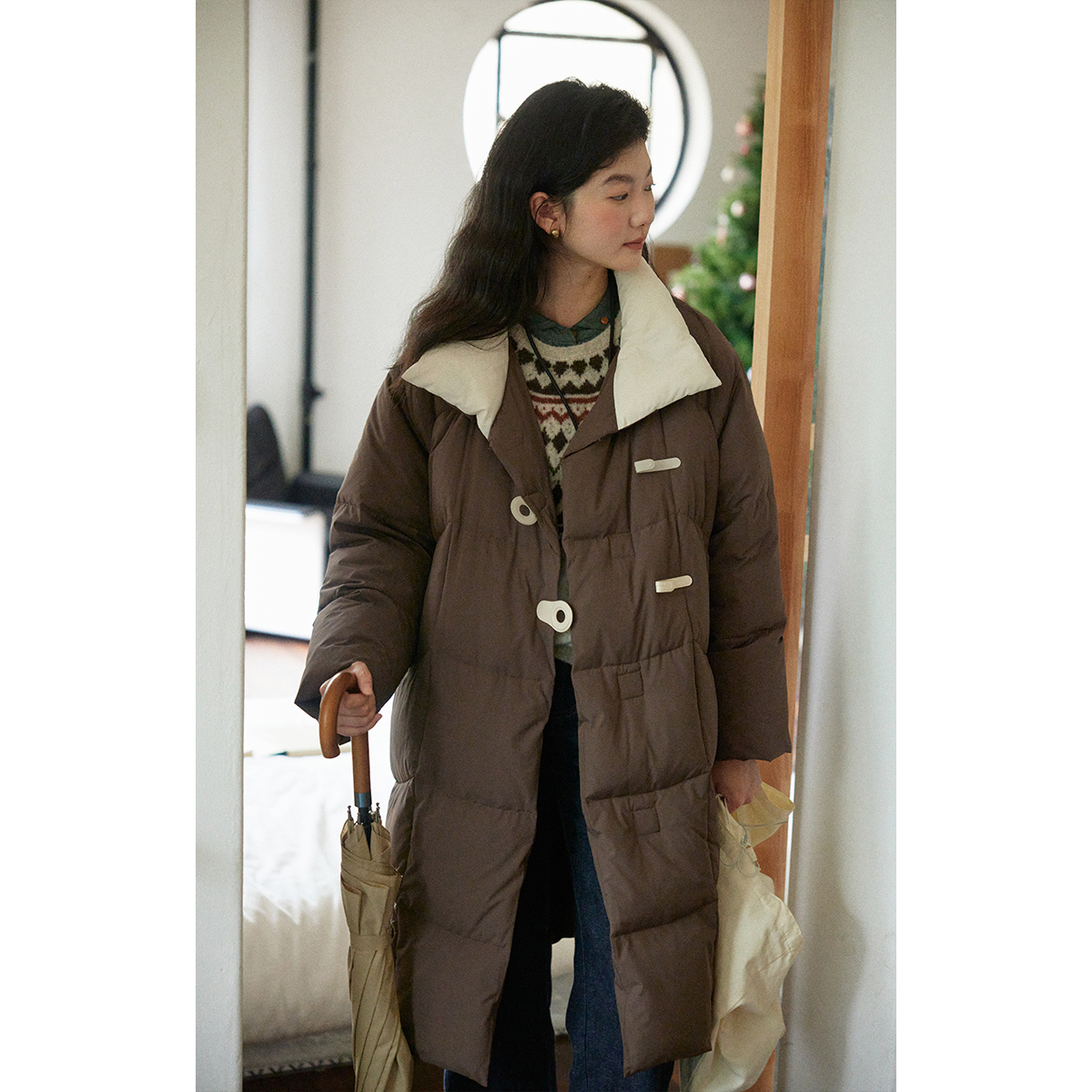 solighter90白鸭绒云朵羽绒服