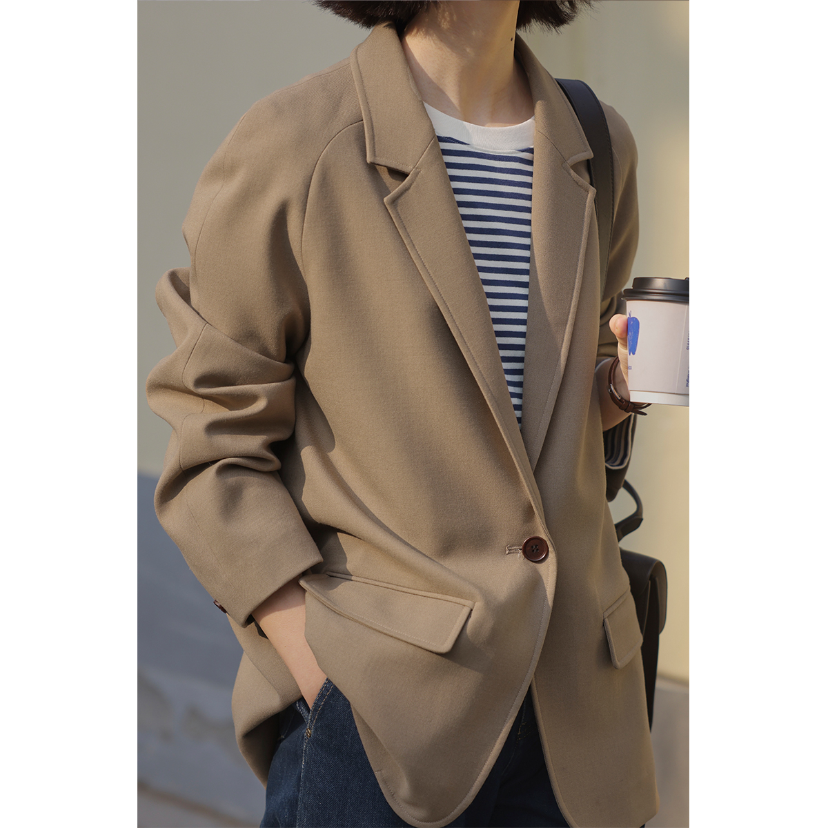 solighter常规通勤长袖西装