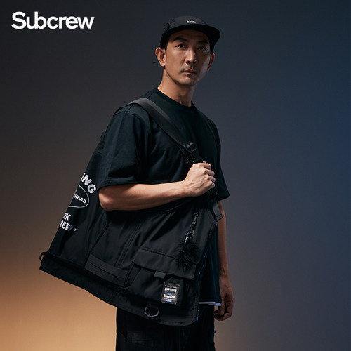 Subcrew明星同款马甲单肩包